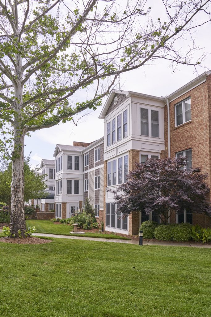 Exterior view of the Carolina Meadows apartments