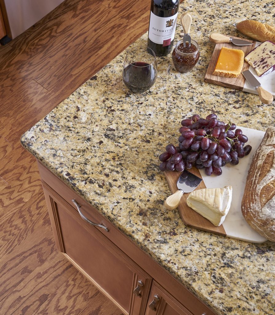 View of a kitchen detail in a Carolina Meadows apartment