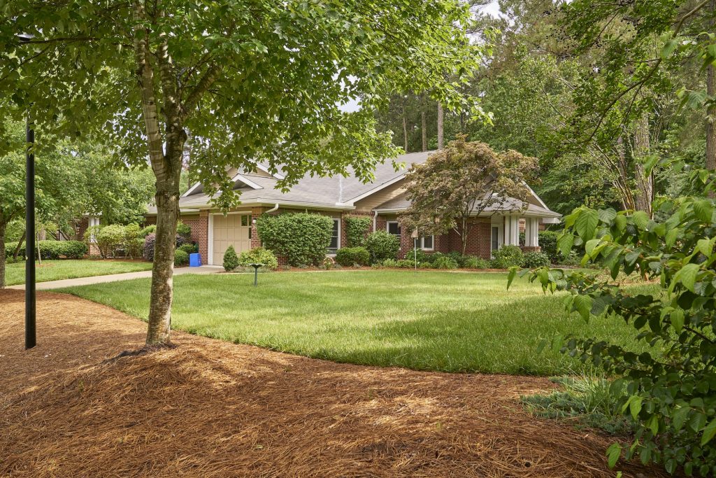 Exterior view of a Carolina Meadows Villa